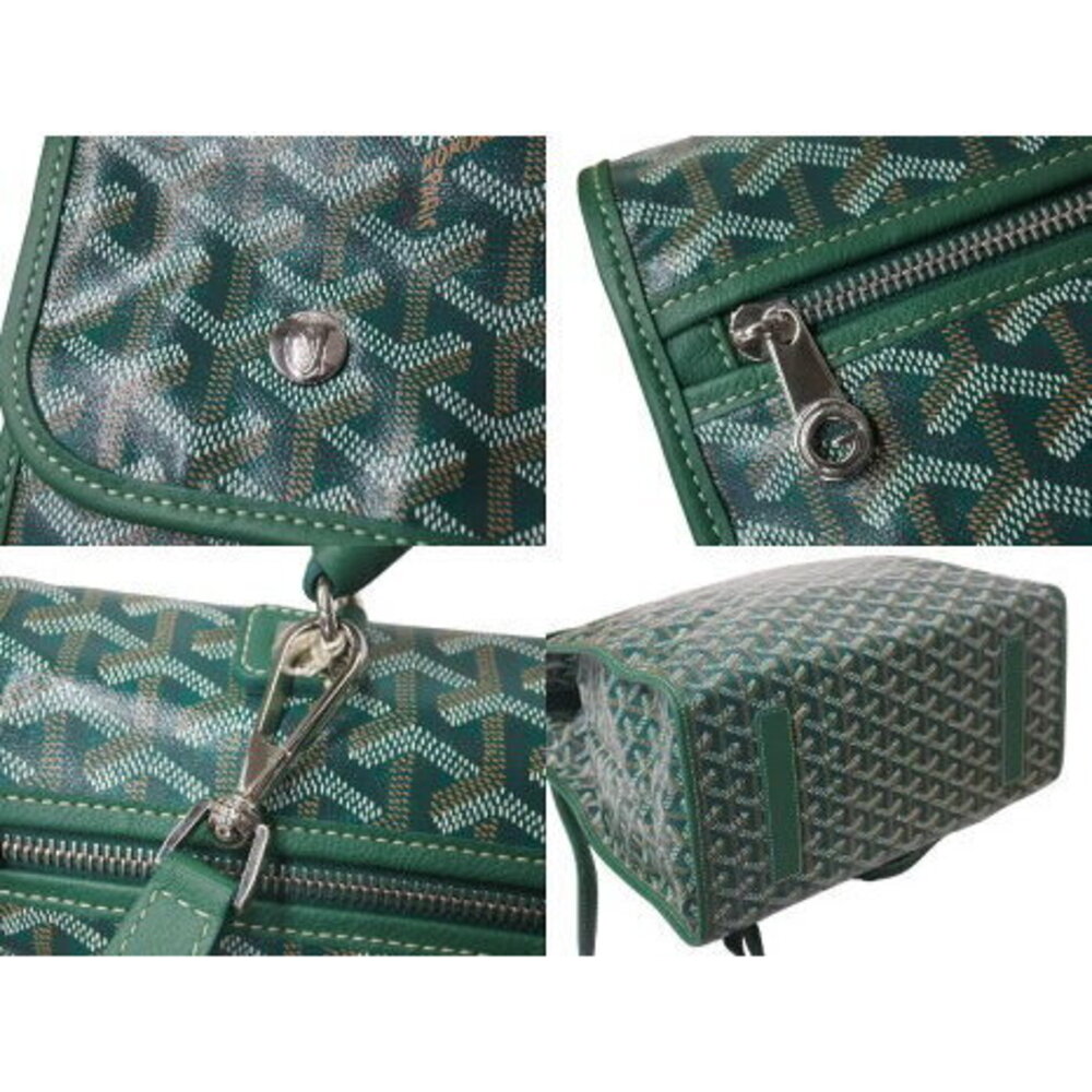 GOYARD Saint Leger Backpack Goyardine canvas green - Picture 4 of 8